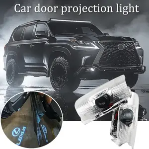 2pcs Car Door Welcome Lights | HD Car Door Logo Projector Lights, Never Fade Car Door Logo Projector Lamp, Auto Accessories Compatible with LS/ES/IS/LX/RX/GS/GX/RC/UX, 3D Ghost Shadow Welcome Lights