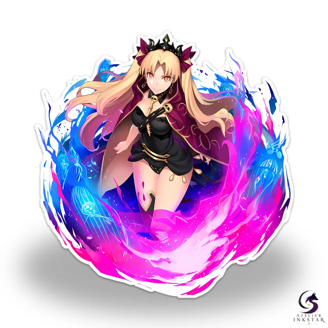 Goddess Fantasy Anime Sticker | Waifu Laptop Water Bottle Decal