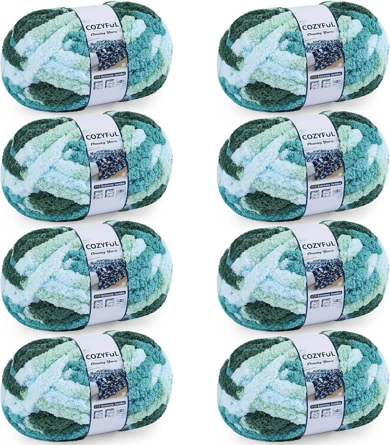 Forest & Teal & Sky & Mint