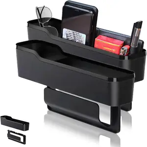 1/2Pack Car Seat Gap Filler Organizer,Base Removable Car Organizer and Storage Box,Seat Gap Filler For Car Organizer Front Seat