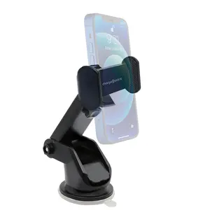 Chargeworx Suction Mount Smartphone Holder 360 Rotation Secure Anti-Scratch Grip