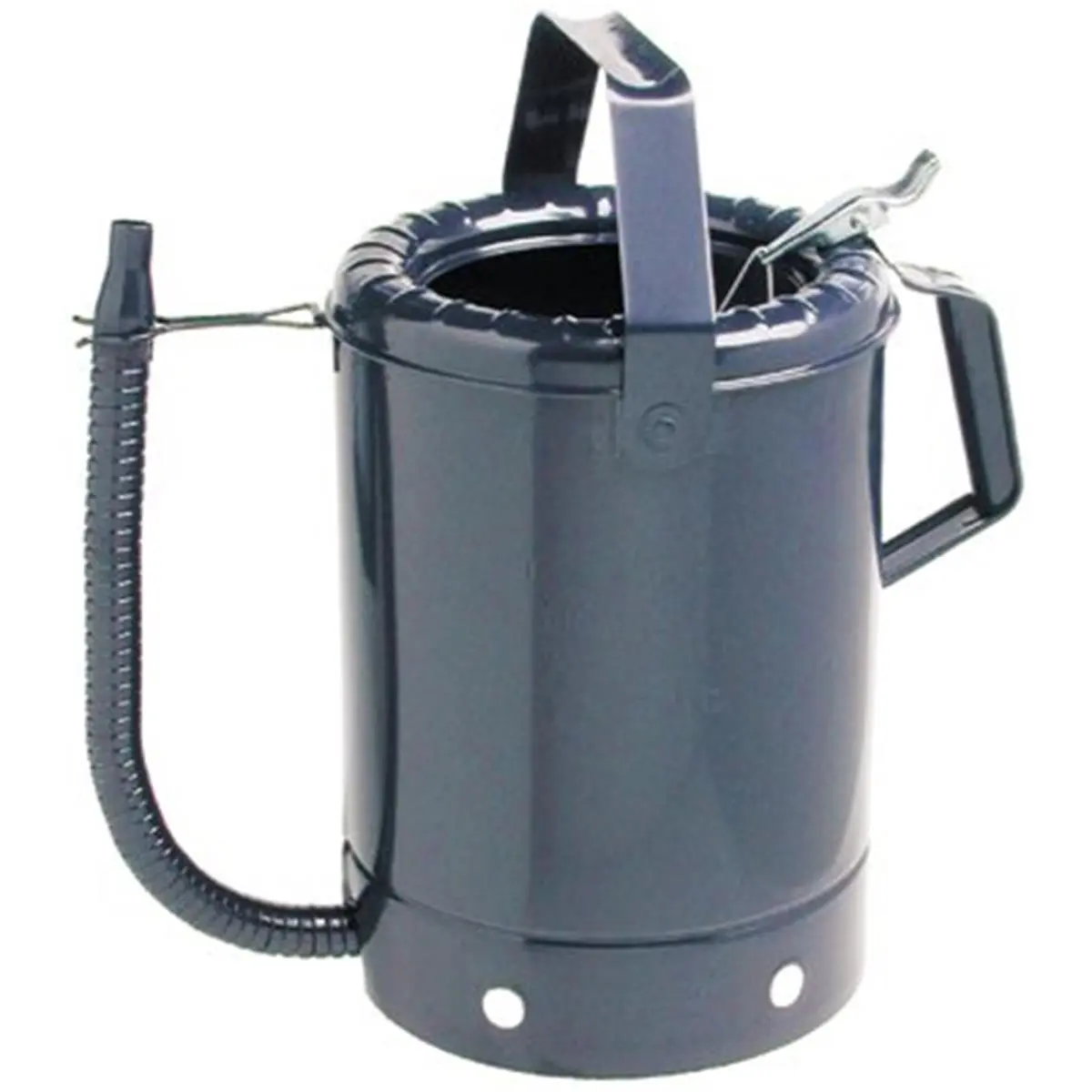 212 MAIN Painted Oil Measure (Model 570-75-668), 8Qt Capacity, Flexible Spout, 1-Hand Op., Flip Lock Flow Control, Prevents Oil Spillage for Hard-to-Reach Jobs
