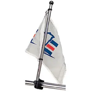 Sea-Dog  327122-1 15.25 in. Adjustable Rail Mount Flag Pole