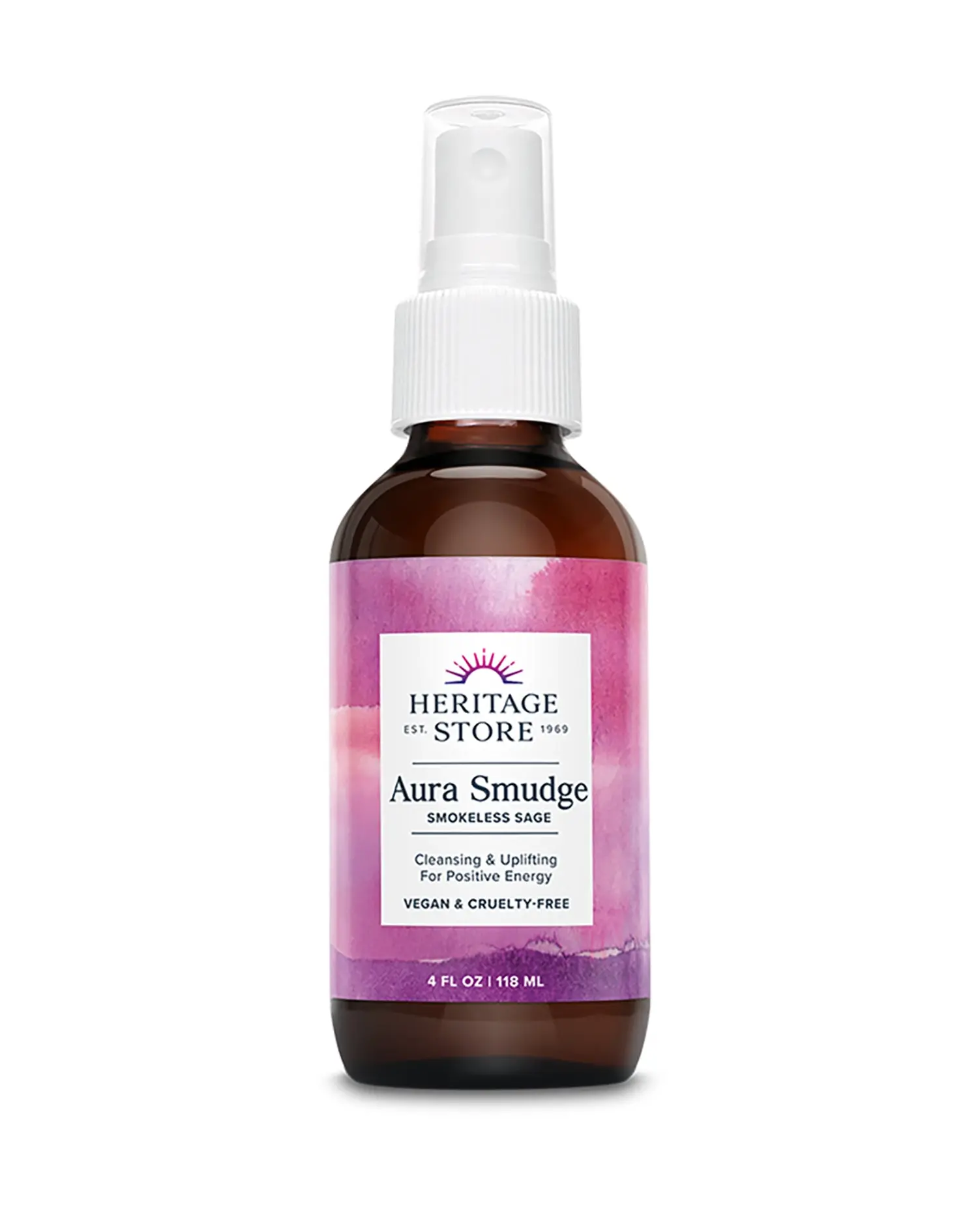 Smokeless Aura Smudge Sage Mist, Herbal Aromatherapy Cleansing Serum for Spiritual Wellness