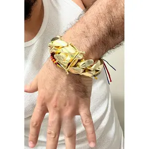 Thick Cuban Bracelet Gold Bonded High Quality Bracelet - 30MM