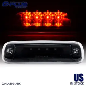 Fit For 1997-2001 Jeep Cherokee Black/Smoke LED Third 3rd Brake Light Tail Lamp
