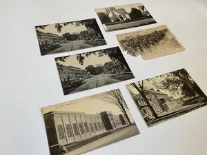 RARE Vintage Black and White Postcard Lot - Unused Postcards