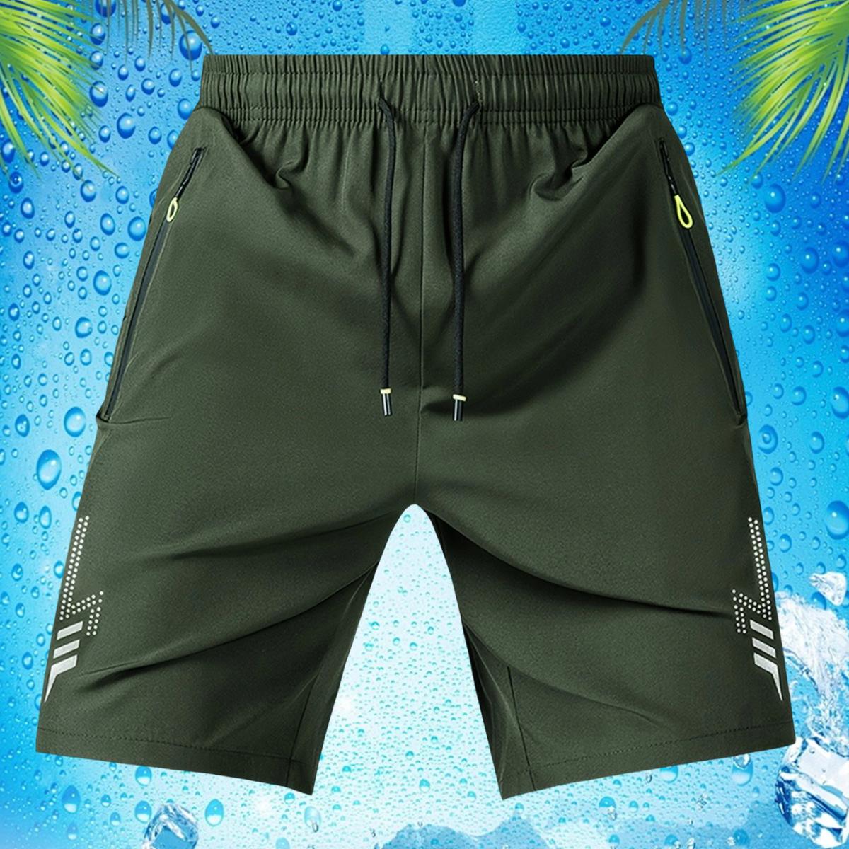 Men’s Two-Piece Shorts Set – Casual and comfortable, with pockets and a drawstring waistband, perfect for travel and everyday wear Menswear Shortsleeve