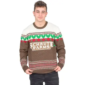 The Office TV Series Dwight Schrute Farms Beets Ugly Christmas Sweater