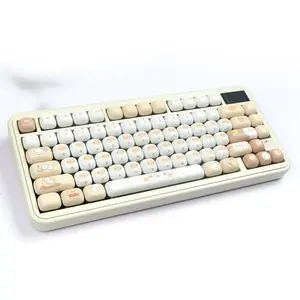 134 Key Bag  Cat Theme Pbt Keycaps, Keycap Set, Dye Sublimation Process, Mog Profile, Compatible with Mx Axis, for 61/64/68/87/96/104/108 Keyboards