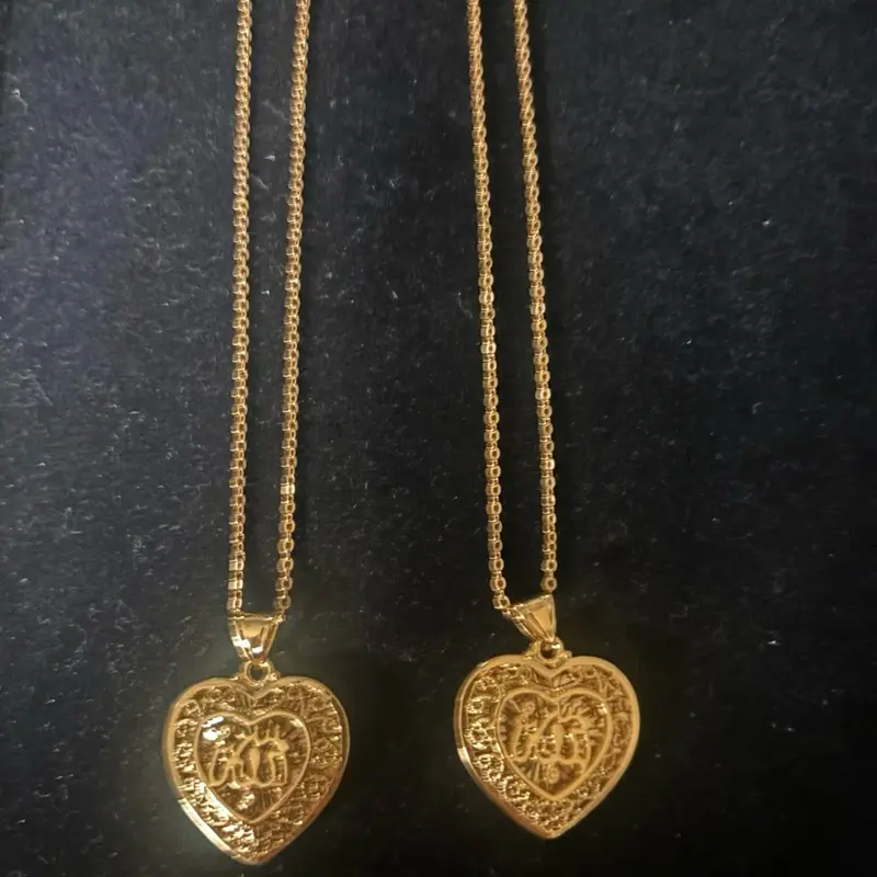 24k gold plated Muslim necklace 23.5 inches long chain daily wear