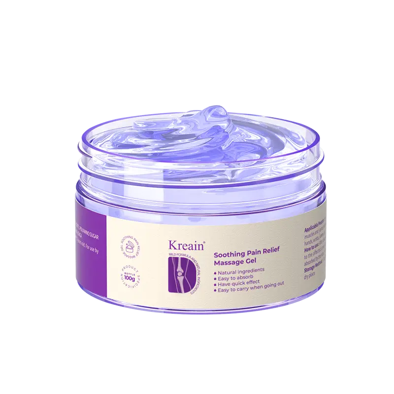 Kreain Soothing Pain Relief Massage Gel - Plant-Based Ingredients & Sodium Chondroitin Sulfate for Joint Nourishment & Soreness Relief-01 Natural Pain Relief Gel-03