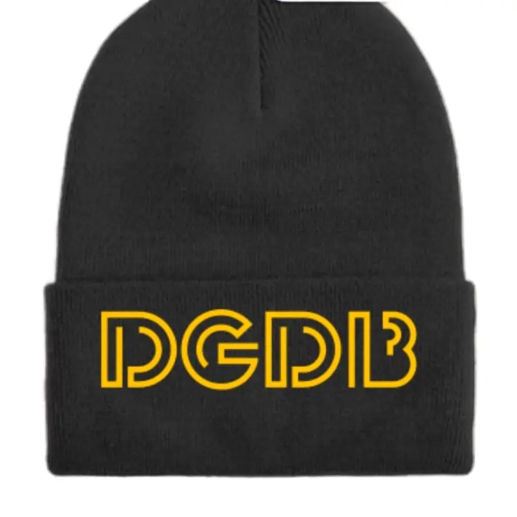 DGDB Black and Yellow Fall/Winter Toboggan Beanie for Women and Men - New Upcoming Brand with Different Colors and Styles