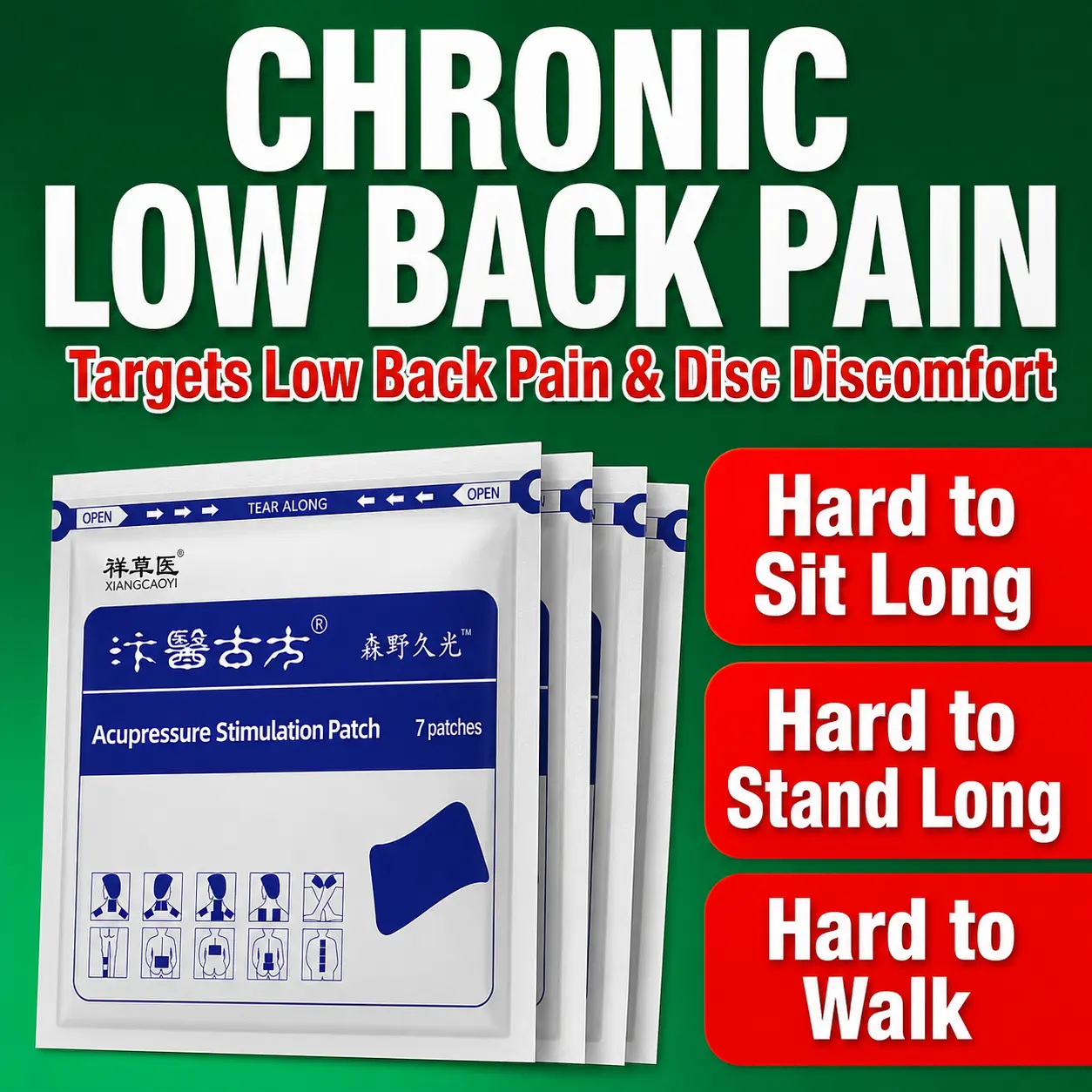Lumbar disc cooling patch, lumbar patch cream, sacral nerve patch, lumbar cream patch, lower back cooling patch
