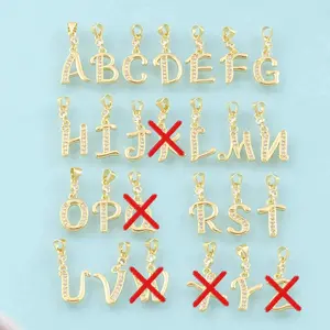 "14K Gold-Filled Initial Necklace – Multiple Letters"