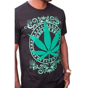 Chenille Patch Leaf T-Shirts Classic Menswear cherub  shirt