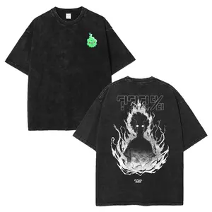 Mob Psycho 100 Anime Shirt All Size, Anime Graphic Tee, Vintage Cotton unisex graphic tees 90s Top Cotton