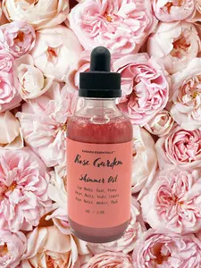 Rose Garden Moisturizing Shimmer Oil - Rose, Peony, Nectar, Violet Leaf Fragrance by Karafa Essentials