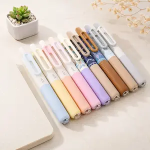 2026 Mini Pocket Pen 0.5mm Fine Point, Compact EDC Gel Pen Set for Nurses and Journaling, Quick-Dry Smooth Writing Disposable Pens, Small & Cute Design