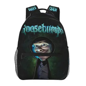 Men's Goosebumps Backpack Cute Lightweight Goosebumps gifts Laptop Backpack Casual Weekend Travel Daypack Goosebumps Stuff accessory bag for friends, colleagues, family holiday presents