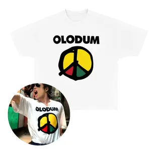 Olodum Brazilian Musical T-Shirt, MJ Peace Logo Tee, Jackson Shirt, Unisex Y2K Shirts, MJ Fans Gift, Cotton Unisex Shirt