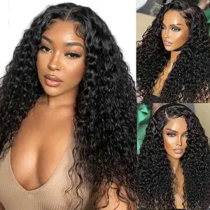 【LIVE SALE】22‘’ Nadula 7x5 Water Wave Human Hair Wig 200% Density Pre Cut Pre Bleached Glueless Wigs Ready To Wear Skinmelt HD Lace Closure Wig
