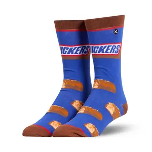 Snickers Minis Men's Crew Socks, Smooth, Classic