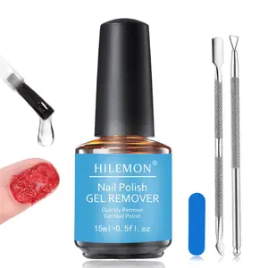 Organic Gel Nail Polish Remover, 15ml Quick Professional Formula, No Soaking or Wrapping, Easily Removes Polish in 3min