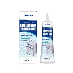 Refrigerator Drawer Adhesive, Convenient No-Nail Strong Grip Refrigerator Internal Multi-Purpose Glue, Easy to Use Kitchen Accessory