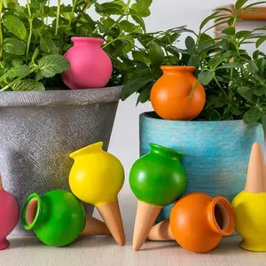 Ceramic Watering Device, Drip Irrigation Device, Drip Water Seepage Device, Balcony Succulent Sprinkler, Shower Blossom for Indoor Home Watering Garden, Garden Accessories