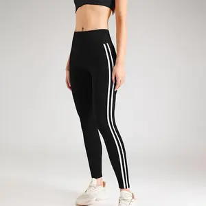 High-waisted slim-fit thin breathable gymnastics/yoga pants with a hip-lifting effect — tight casual athletic pants