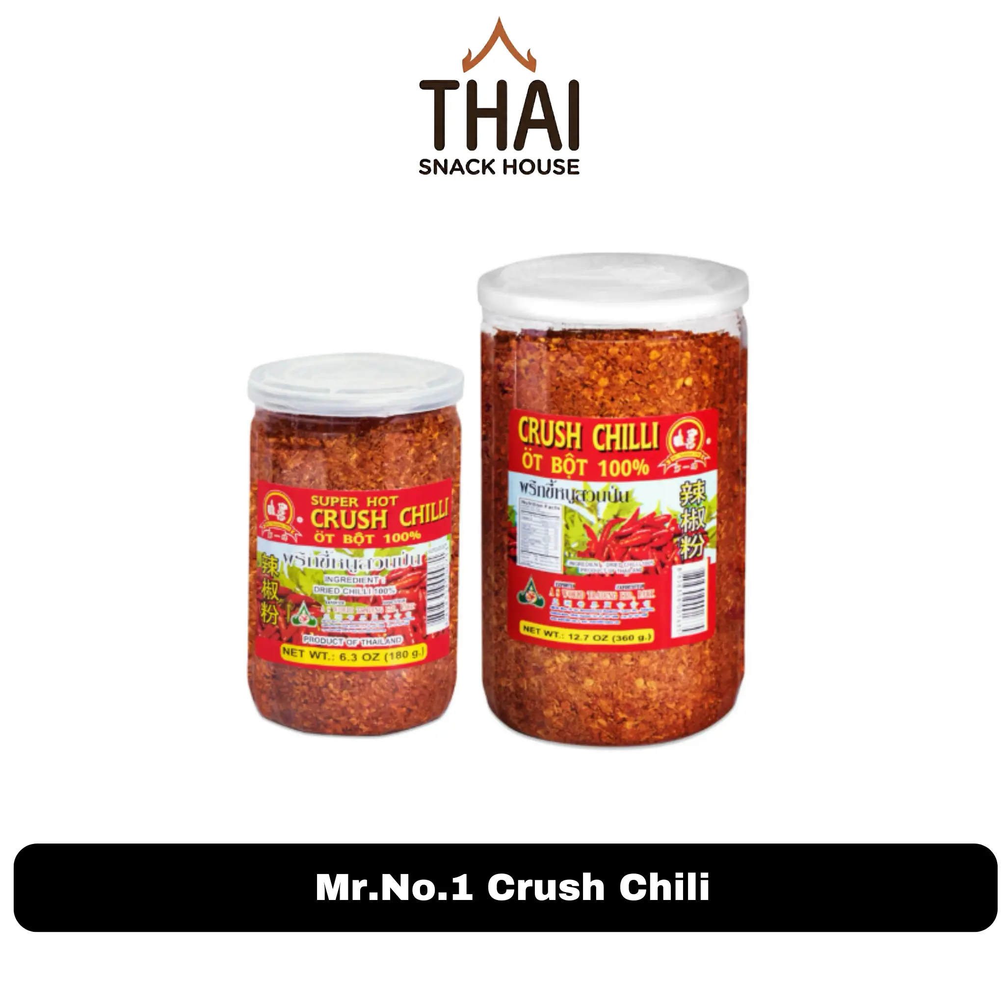 Mr.No.1 Super Hot Crush Chili Spicy Powder - 100% Natural Bold Seasoning, Ideal for Enhancing Spicy Dishes