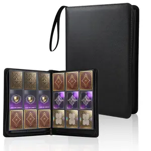 540-page card album with 9 rear pockets, double-sided design, perfect for storing business cards, Magic: The Gathering cards, sports cards and game cards.