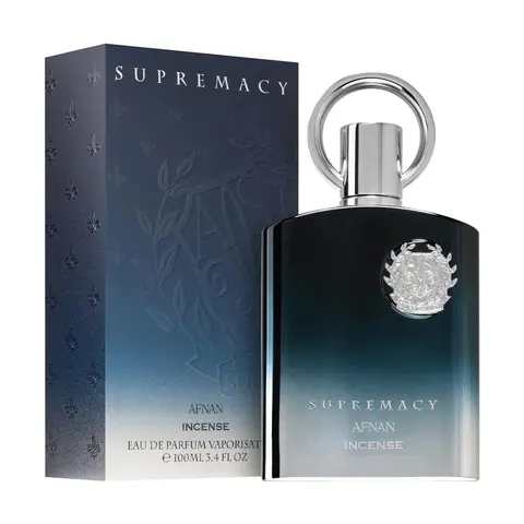 AFNAN Supremacy Incense for Men Eau de Parfum Spray, 3.4 Ounce Perfume Fragrance Smoky Amber