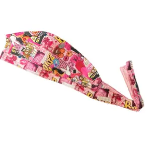 BABYGRL Y2K Scrub Cap with Silk Lining for Healthcare Workers and Dental Hygienists Comfortable Stylish Design Ideal for Extended Wear