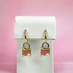 Padlock Earrings