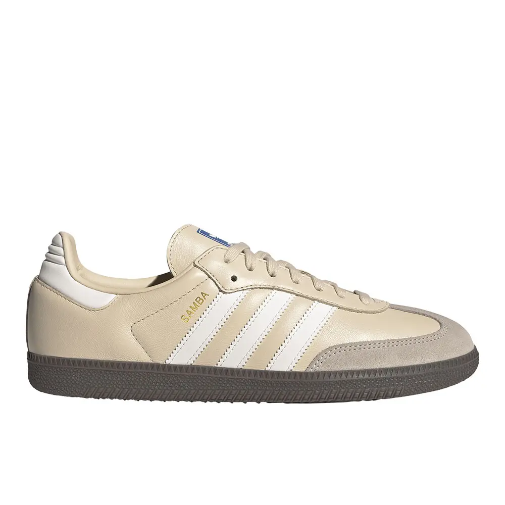 adidas Mens Samba Og Sneakers Shoes Casual - Beige