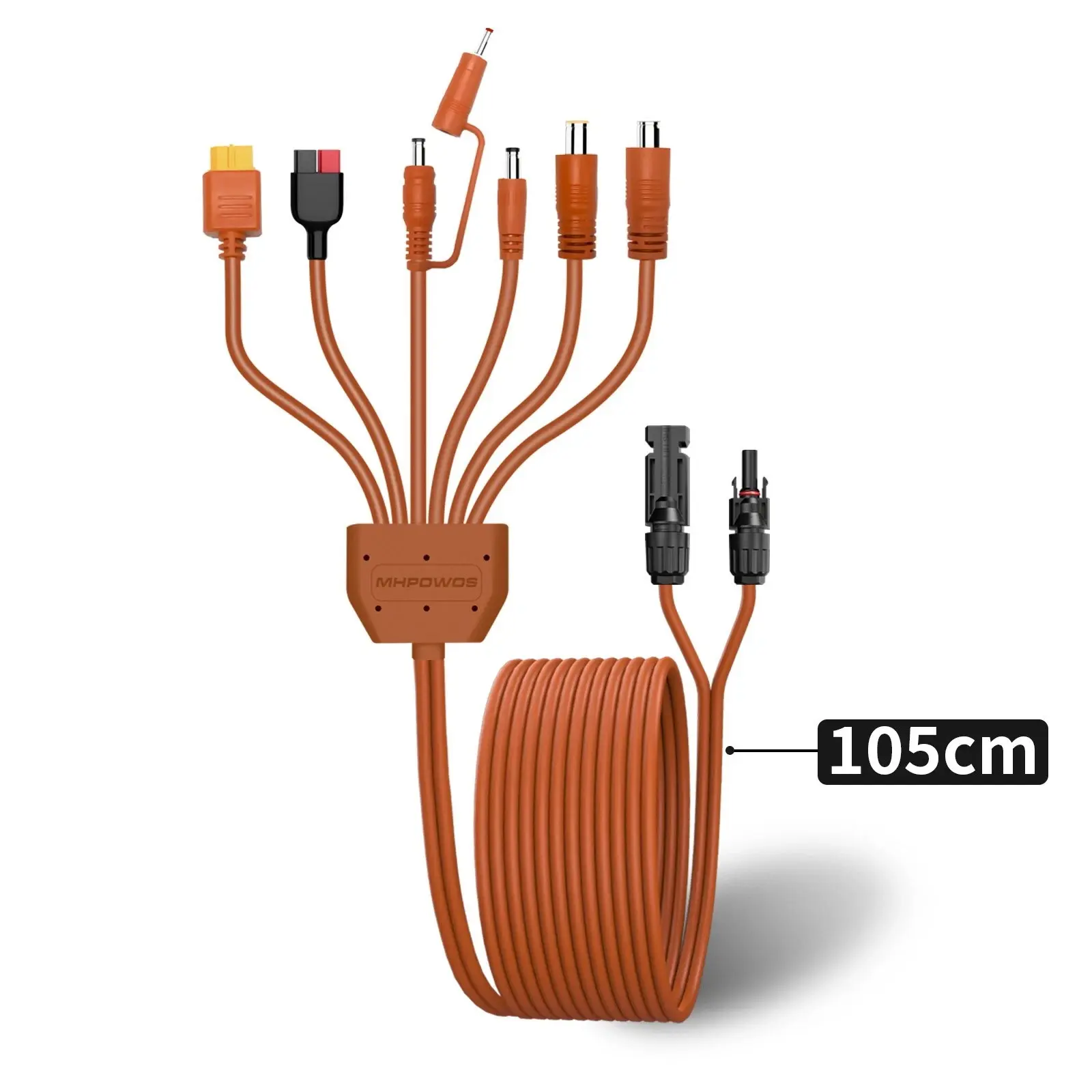 MHPOWOS 7-in-1 Solar Panel Connector Kit Cable for Jackery Ecoflow