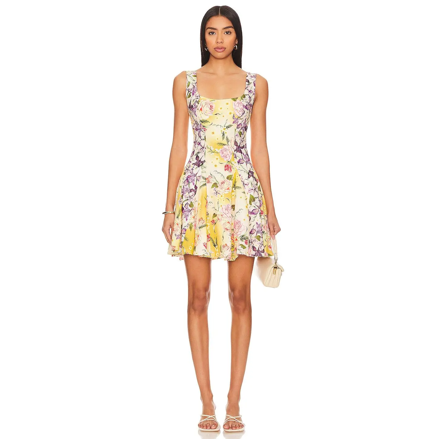 Agua Bendita Kristen Dress in Multicolor