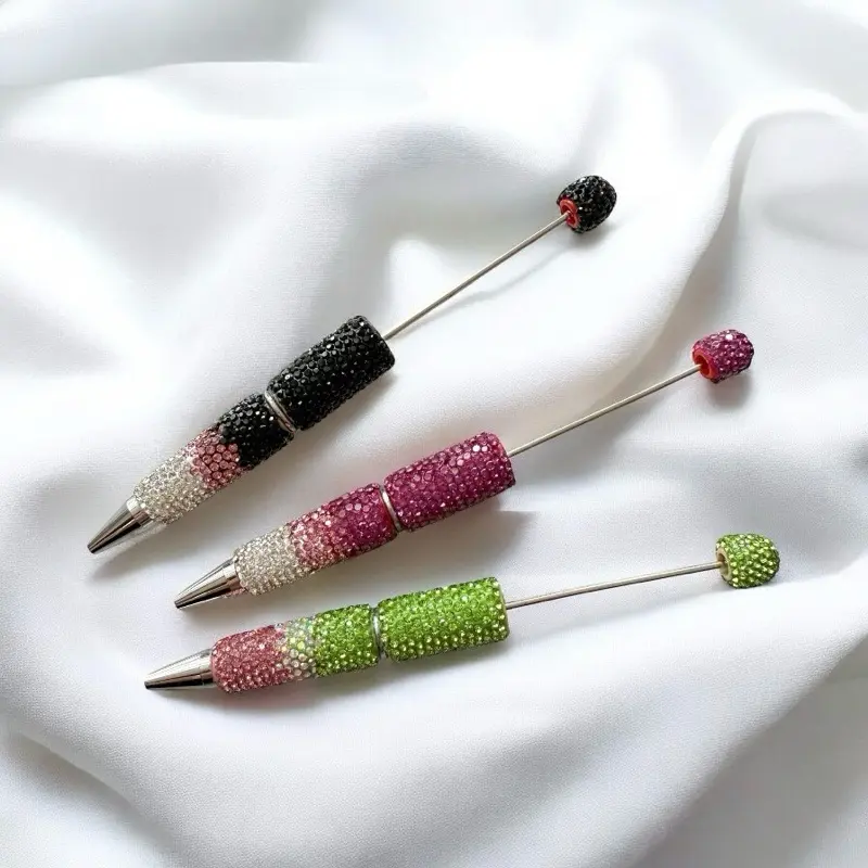 Coastal Beads DIY Beadable Rhinestone Pen with Bubble Stylus, Full Rhinestone Embellished Writing Tool, Elegant Accessories for DIY Beading & Jewelry Making in Reveal Bags