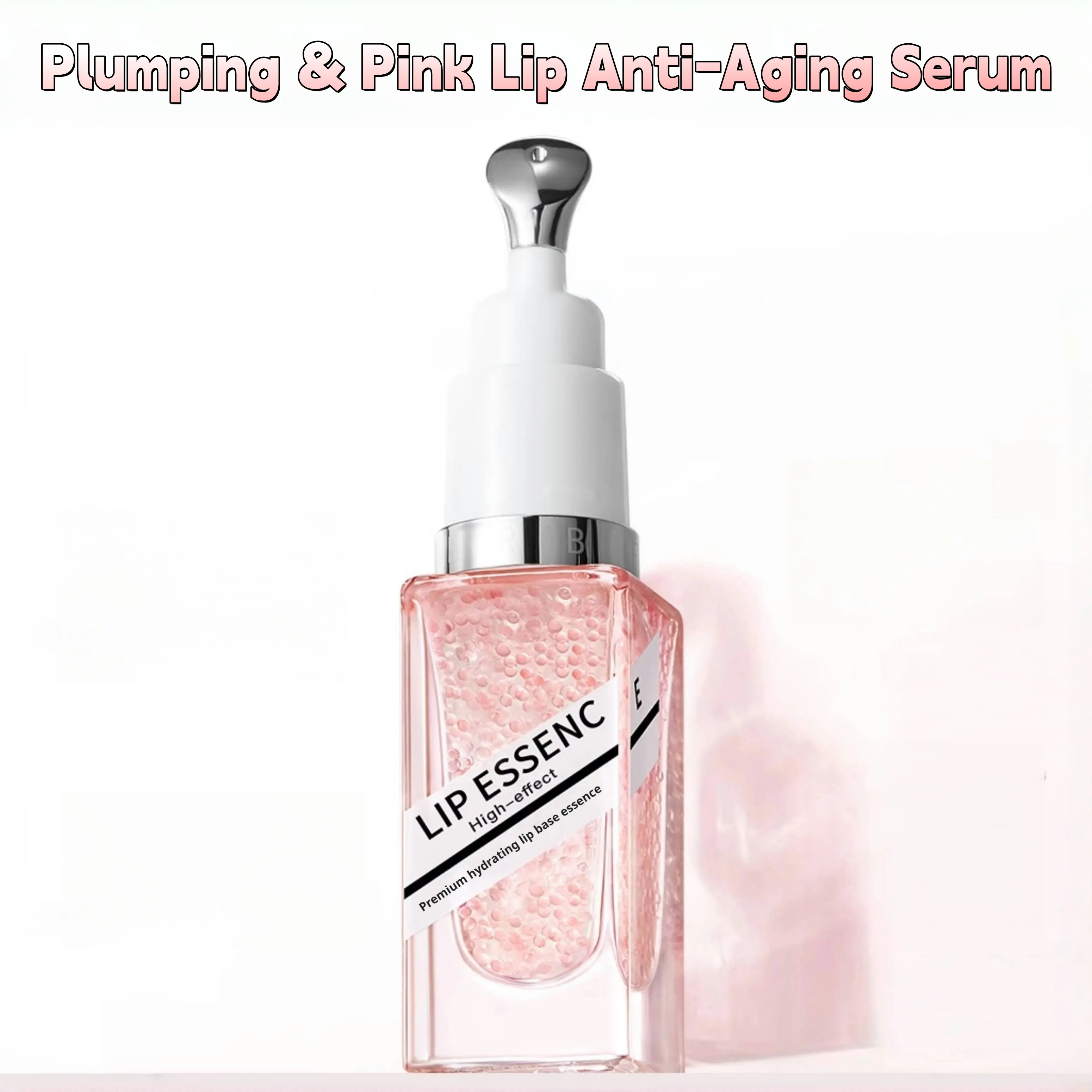 Pink Key Lip Plumping & Anti-Aging Serum – Smooths Lip Lines, Brightens Natural Color, Restores Softness & Youthful Fullness