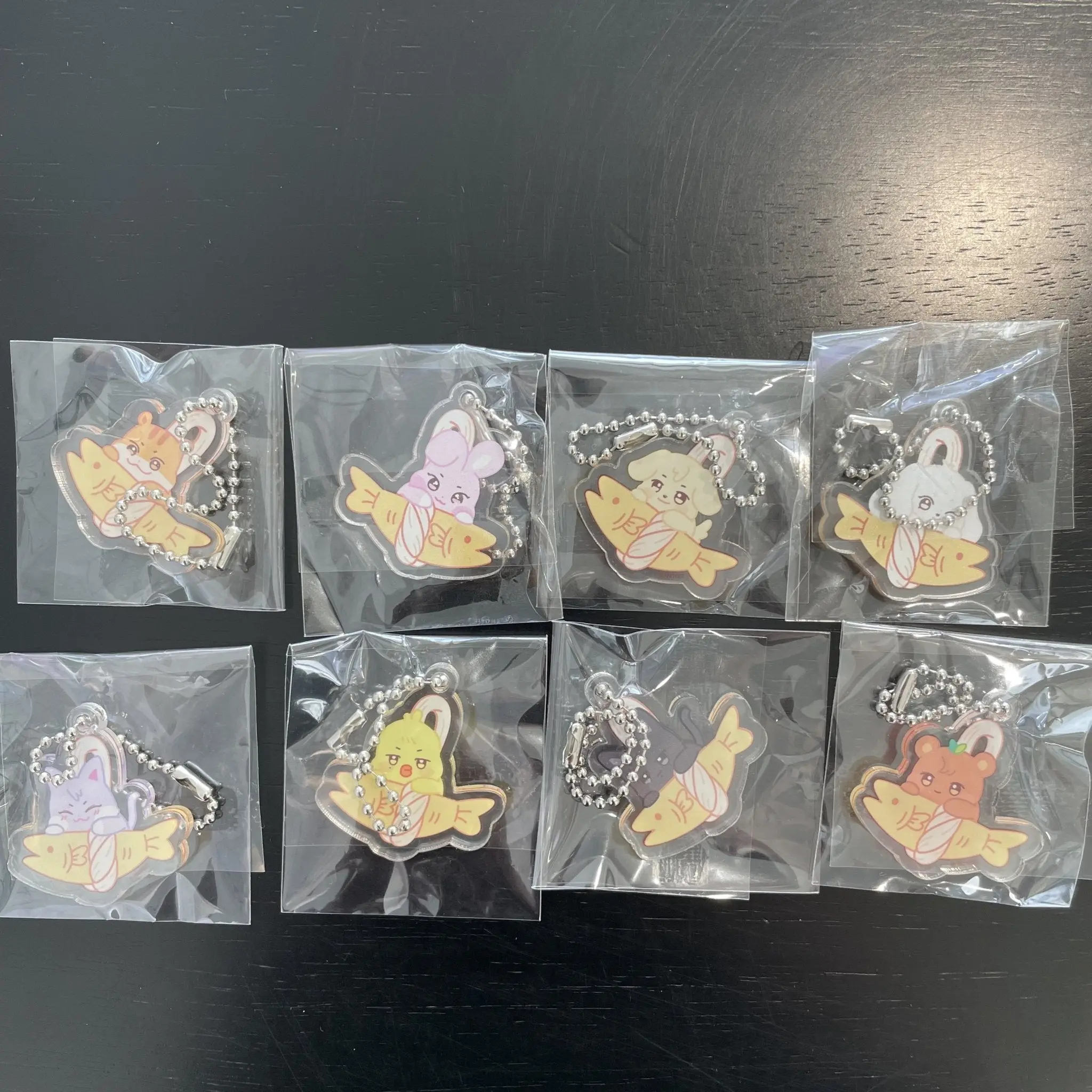 Ateez Golden Hour Aniteez Era Official POB Keychain – Choose Member