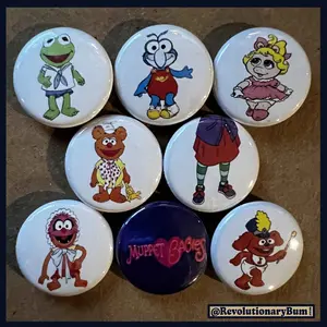 Muppet Babies -Buttons- 8 Pack