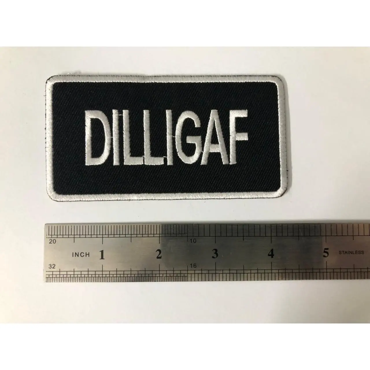 DILLIGAF Motorcycle Vest & Jacket Patch