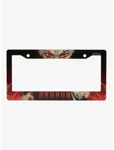 Dandadan Okarun Liscense Plate Frame, Car Accessories