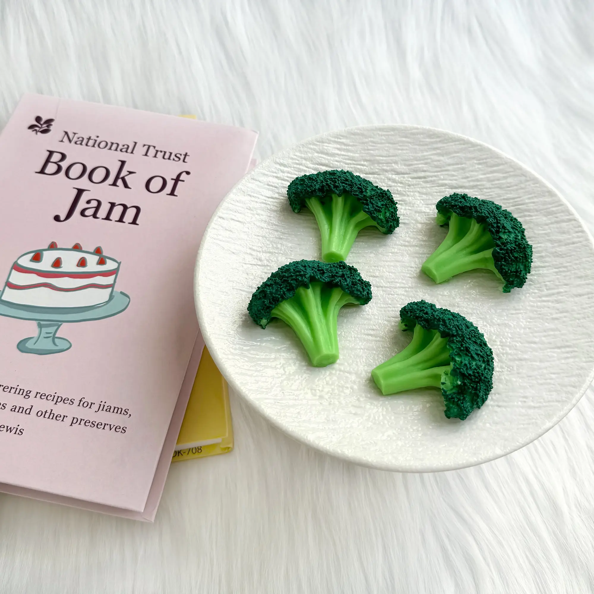 Soft Squishy Silicone Taba Broccoli Stress Relief Toy - Slow Rebound, Safe and Durable Sensory Tool, Unisex Anxiety Fidget Accessory (31g) for Parties, Birthday Gifts