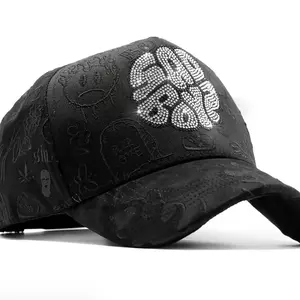 Dandy Hats x Junior H “Sad Boyz” Premium Streetwear Snapback – Black Adjustable Unisex