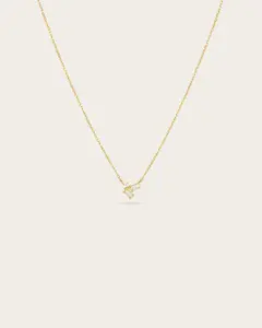 Mira Opal Cluster Necklace - Rose Gold Vermeil