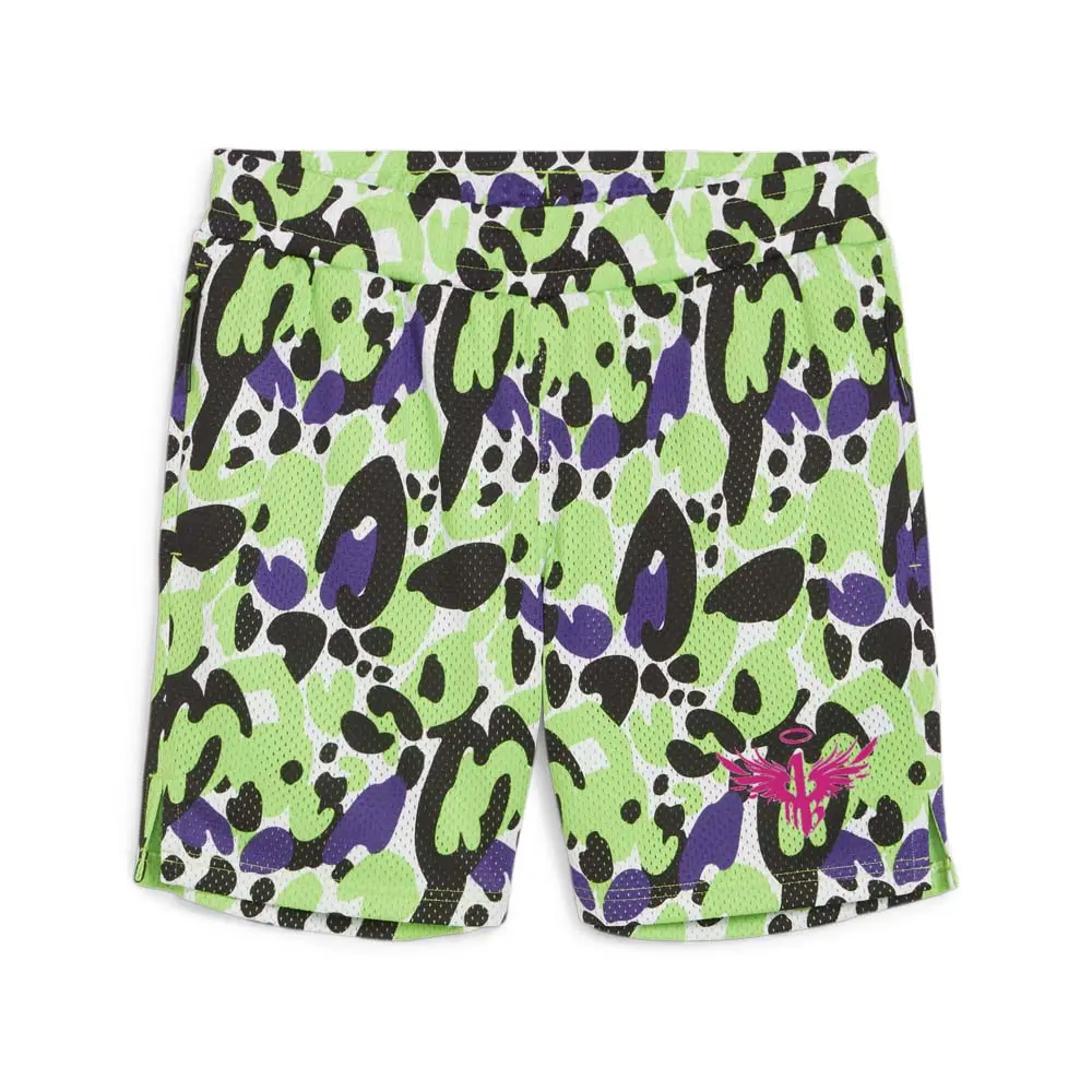 PUMA Mens Melo X Toxic Shorts Basketball Casual Bottoms Casual - Green