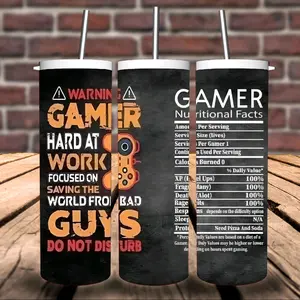 Gamer Nutrition Facts Tumbler